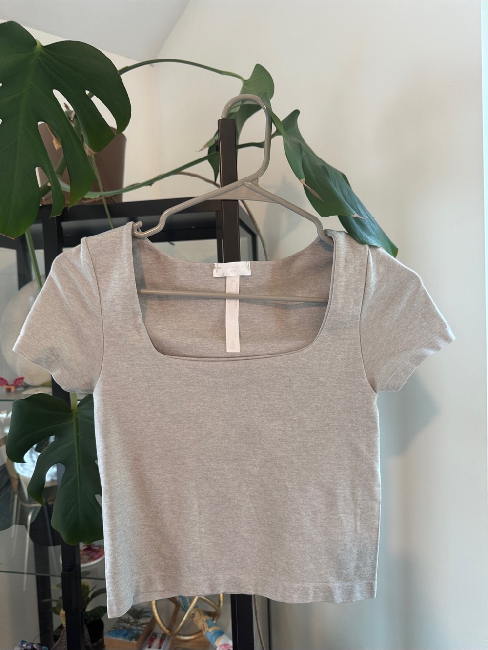 Altar'd State White Ribbed Button-Down Tee - Picture 14 of 14